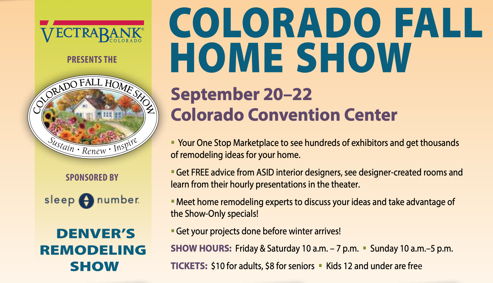 2020 Colorado Fall Home Show Denver, CO